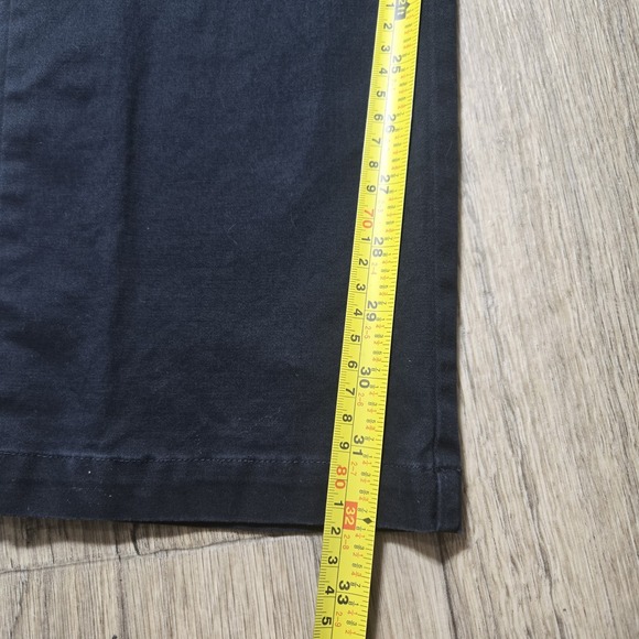 Graham Luxe Golf Pants Mens 34x32 Black Performance Chino Straight Nylon Stretch - Picture 9 of 12